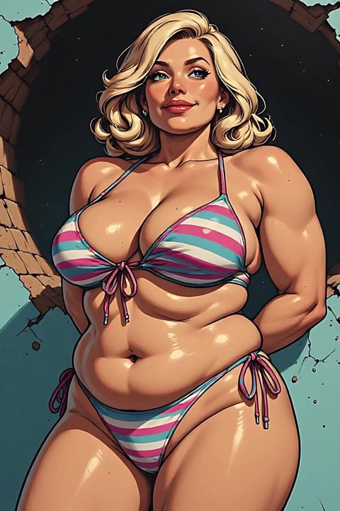 Chubby Bikini Beauties Art