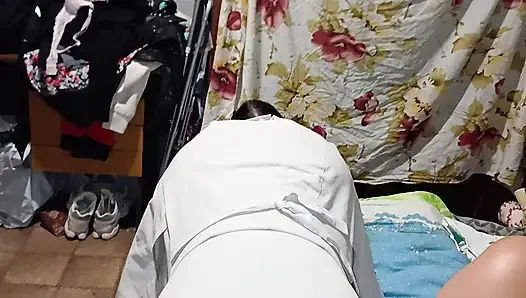 Three Nurses Have Dirty Sex in a Hospital Break Room