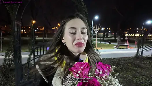 Сюрприз Святого Валентина, он дарит мне игрушку, я сквиртую для него и заставляю его кончить дважды