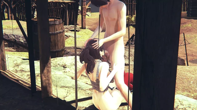 Hentai Uncensored 3D - Evelyn Sucking a dick