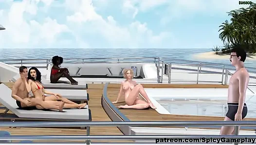 Приключения Вилли D: сексуальные телочки на большой яхте, эпизод 100