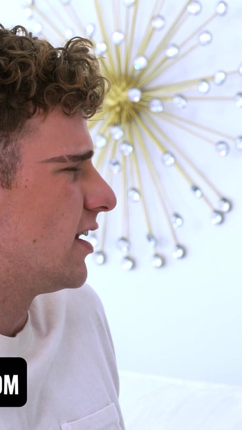 Stunning moment from "I Don't Know if I Like Guys, So I'm Gonna Have to Suck Your Cock"