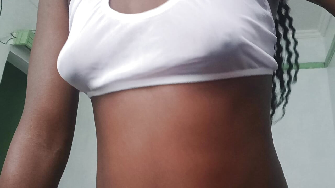 Reverse and riding ebony petite creams BBC