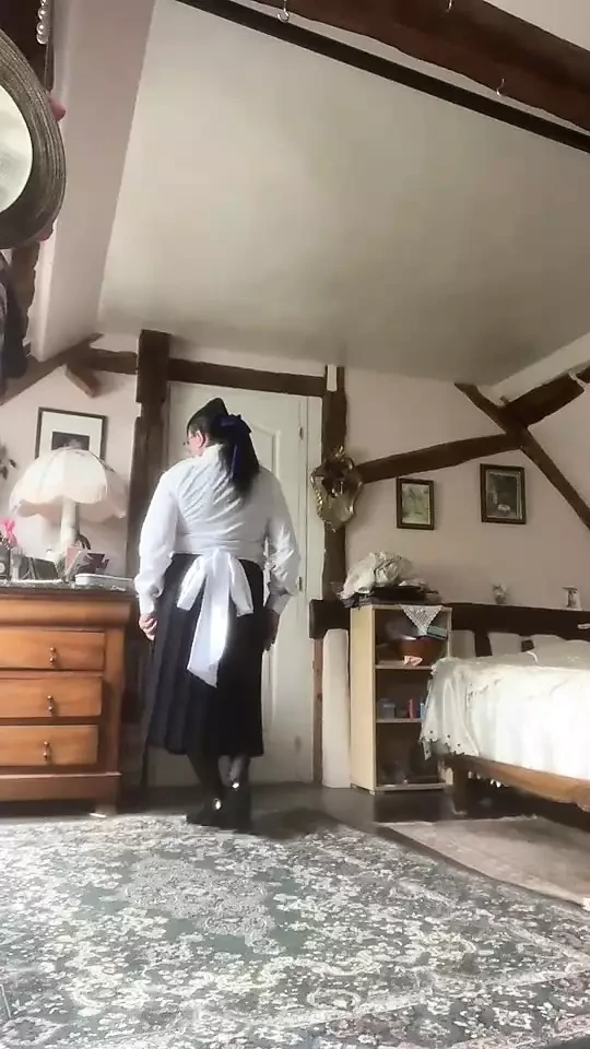 In aviator outfit with a hook in my ass