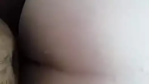 Pale White BBW bent over