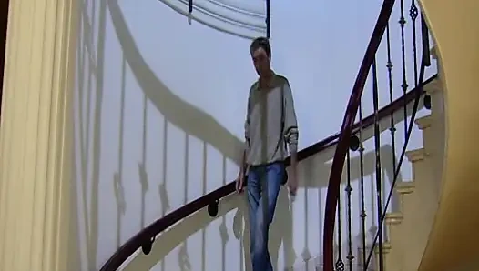 Винтажная Блондинка Angel Страстно Сосет Член