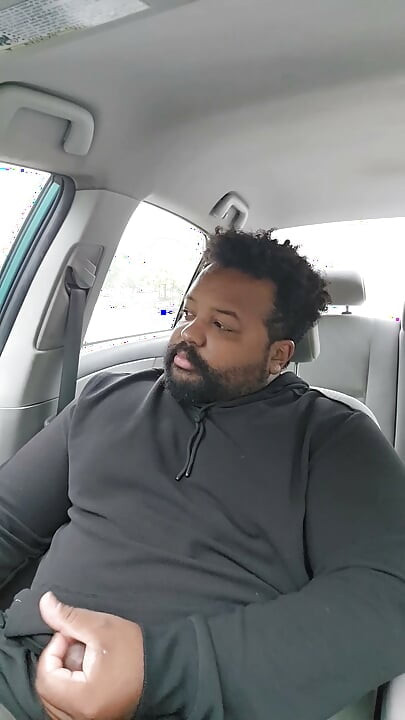 Black Daddy Strokes & Cums in Broad Daylight