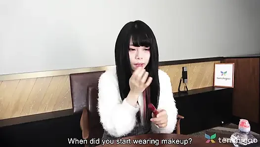 Akane Okawa за кулисами