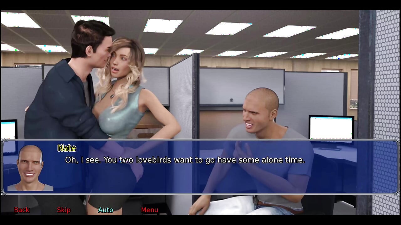 เมียออฟฟิศ #12: Stacy เล่นกับตัวเองในห้องอาบน้ําและ jack เห็นเธอ