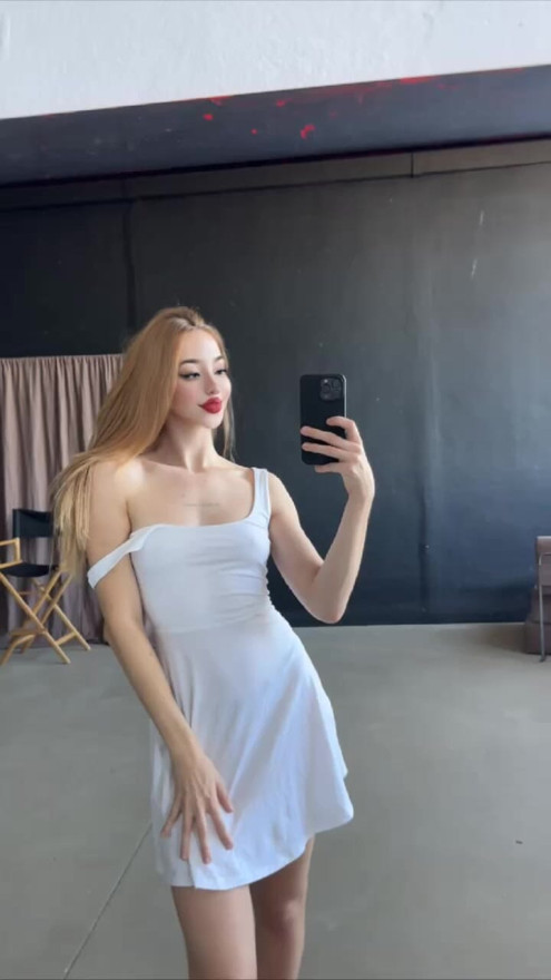 mini dress teasing goddess