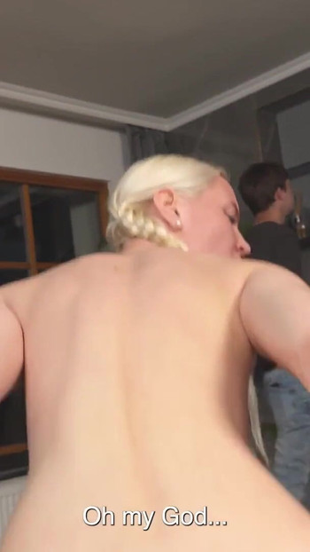 Captivating moment from "HUNT4K. Blonde babe cheated on her boyfriend and sucked a huge cock in the backseat"