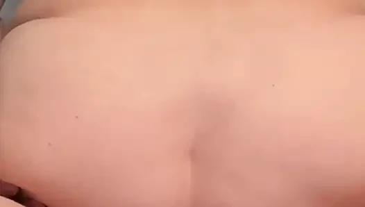 Bouncing on son in laws fat dick with my pussy and asshole and leaking huge cum load out my gaping asshole