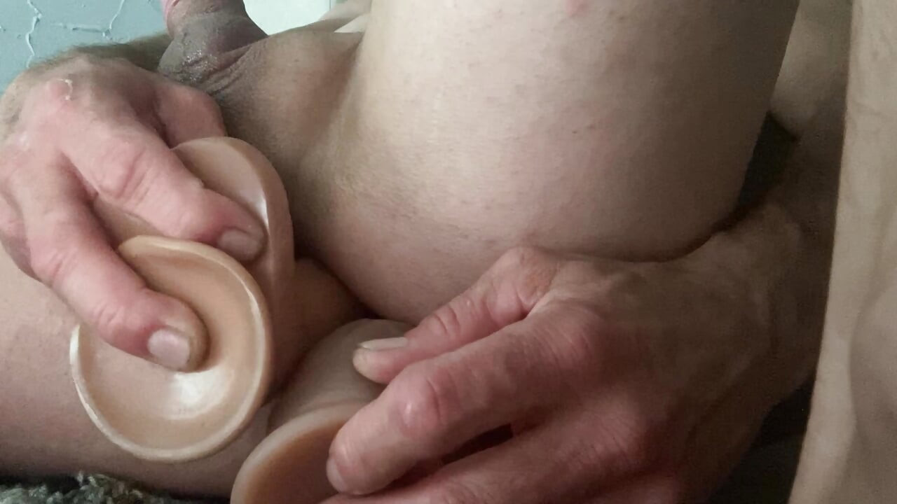 CD little dick dildo play