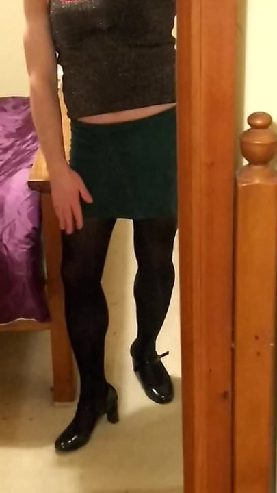 new top and dressed up