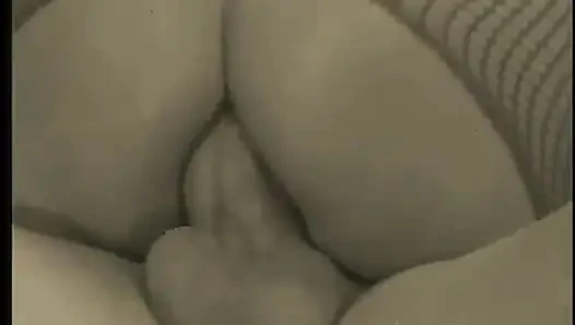 Hot busty brunette babe gets all her holes stretched by three hung dudes