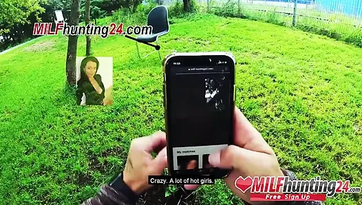 Hot outdoor fuck with Harleen van Hynten!  MILFhunting24
