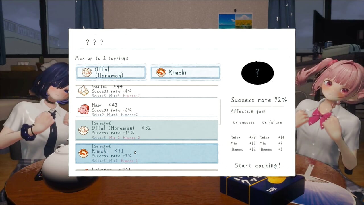 Hentai Game – Blue Hair College Gyaru Sex Scenes - summer hangout spot secret after school spent with gyarus