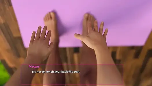 Заткнуться и танцевать: сексуальная квартирная хозяйка занимается йогой со своим квартирантом на заднем дворе, эпизод 52