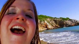 German sluts fucked at the beach and at home