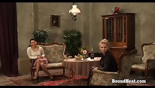 Big Boobs Puffy Nipples Lesbian Slave Touched By Dom Lesbian Maid