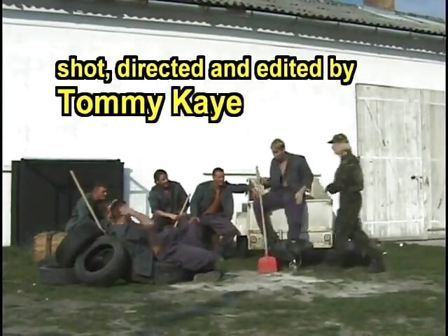 Hot blonde gets fucked by multiple guys