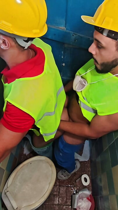 SEX IN THE BATHROOM OF A PUBLIC WORKPLACE