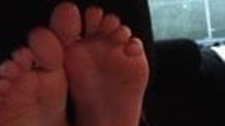 Soles Up in the Car - Dusk