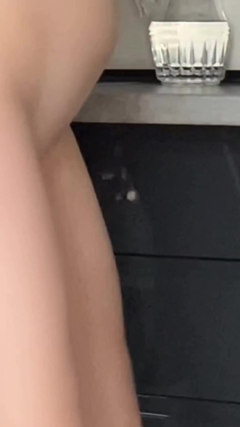 Bottle and dildo fucked tight pussy | Clip 1