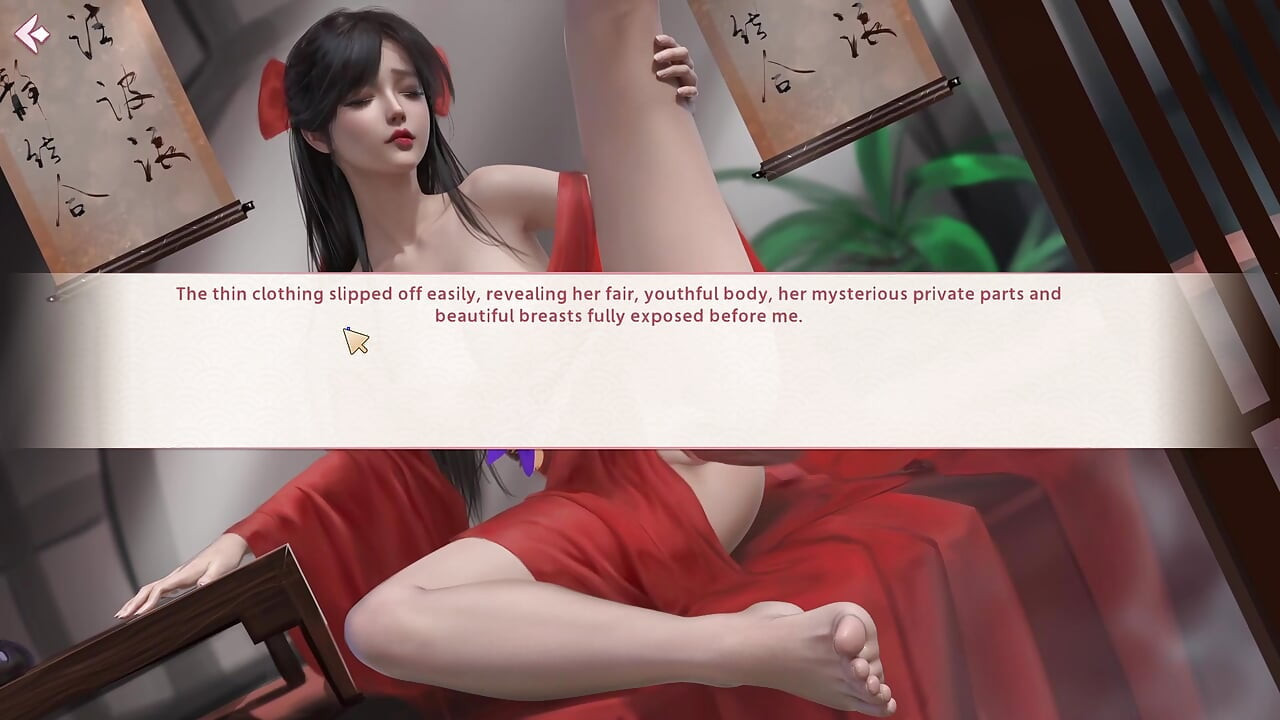 Hentai Gameplay_One Night of Romance with my Waifu: Chinese Teacher Seduces Student in Ancient Courtyard