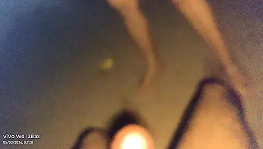 Bhabhi ko rat ke andhere mai choda