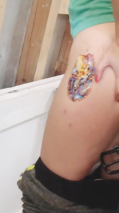 Risky Creampie and Fucking in New Buildi