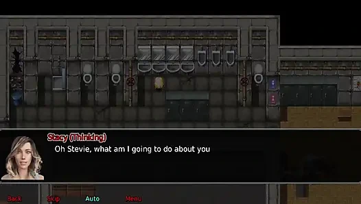 Ofisteki evli kadın #19 - Stevie Stacy'nin eteğine boşalıyor.