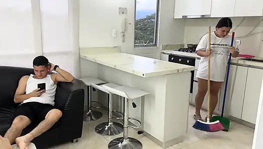 I take the anger out of my big ass Latina BBW with a fucked force after not helping her with the grooming. Homemade sex with Duoaphrodites