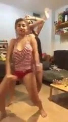 Busty Thai Girls No Bra Dancing