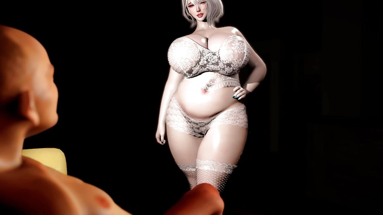 3डी विशाल स्तन वाली milf(चोदने लायक मम्मी) अपने मोटे बड़े लंड वाले बॉस के साथ धोखा कर रही है