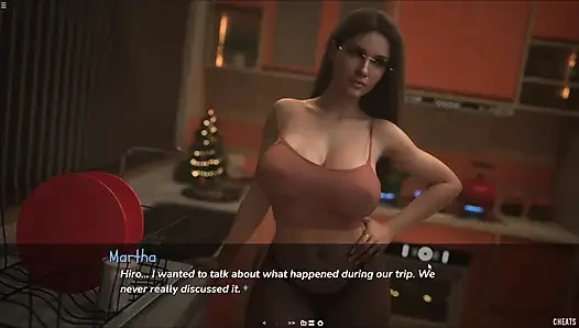 Japanese Guy Cheating With Hot Mother In Law In Kitchen