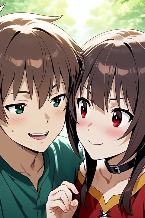 Forest Sex Walk Megumin and Kazuma in Ai Adaptation Konosuba