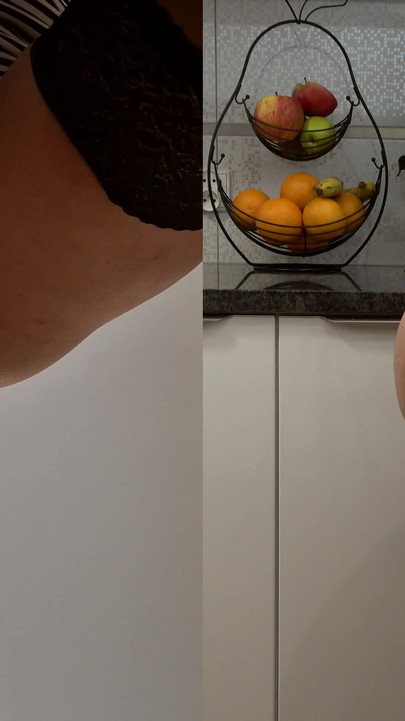 Powerful moment from "Stepmom Creampie in Kitchen squirt shaking orgasm"