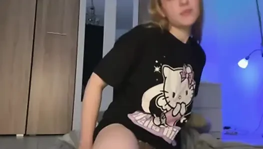 Hot blonde fuck with big natural tits