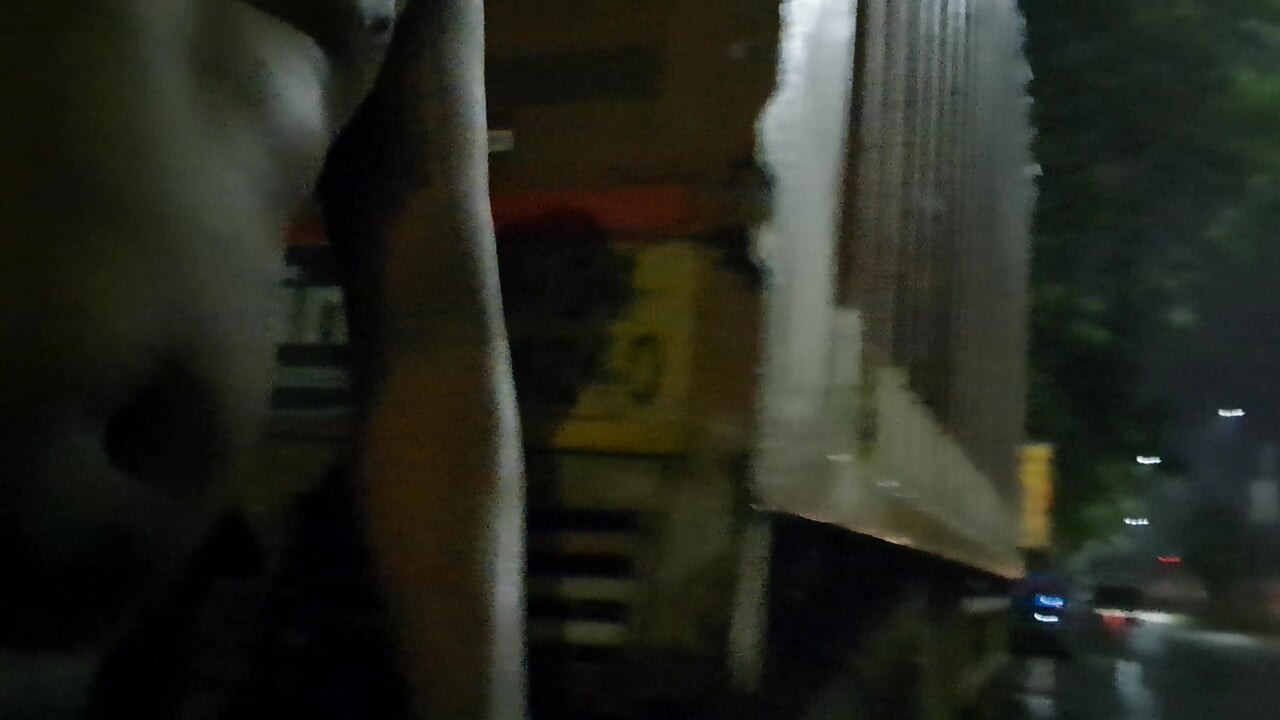 Indian Exhibitionist Nude in Public City Road