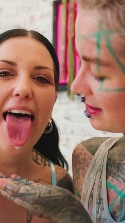 Hot Alternative Girls Fisting Playtime - Massive Gape & Orgasm | Clip 1