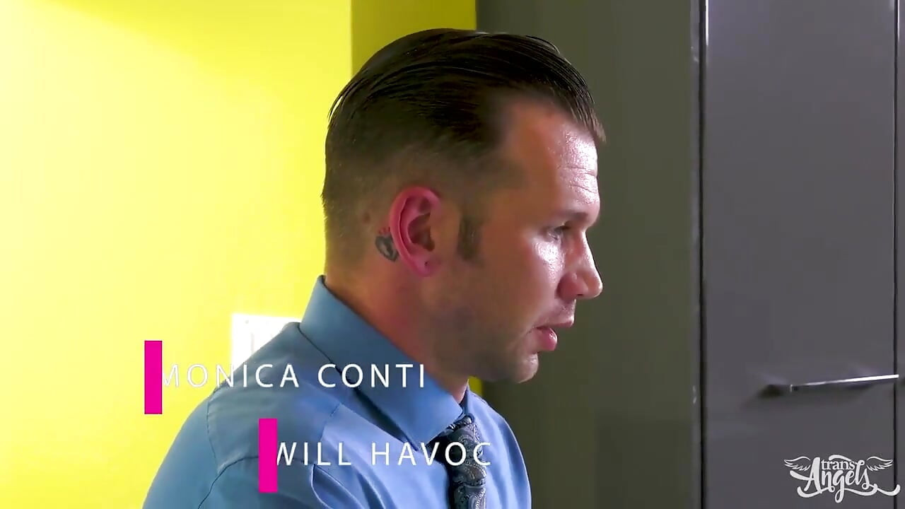 Ill Havoc Cawatches Cleaner Monica Conti Prances Into His House Wearing a Skimpy Maid Outfit.