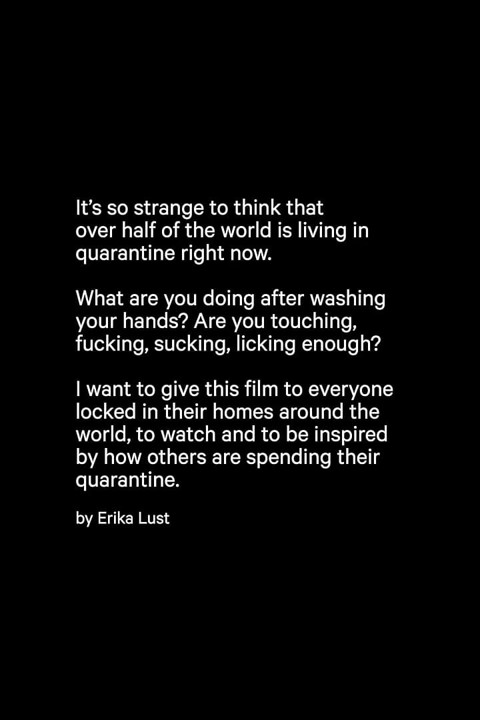 Erika Lust - Seksiä karanteenin aikana