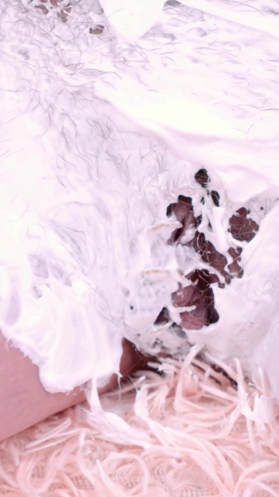 Key moment from "Hairy Pussy Shaving Process - Video Sex, Porn Close-Up"