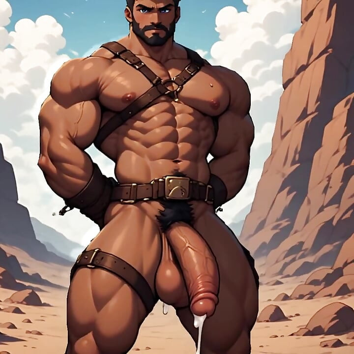 3D Leather Harness Warrior Art