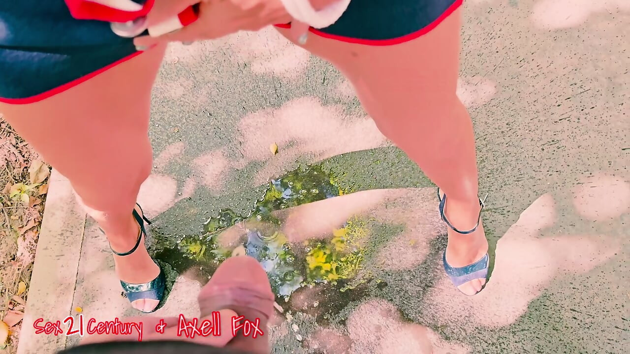 Public Pickup French Blonde MILF Axell Fox. Ass Lick.Pissing on Bitch.Outdoor Sex.Naked Free Kiss on the Street.Panties Outside.
