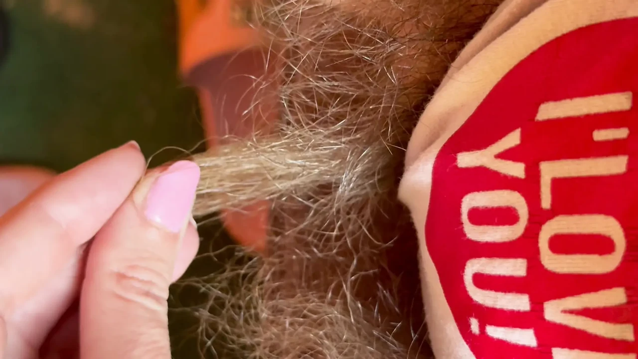 Big Feet and Hairy Bush in Panties