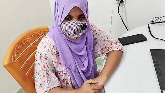 Indian hijabi bhabhi Promotion fuck from office boss Desi xxx