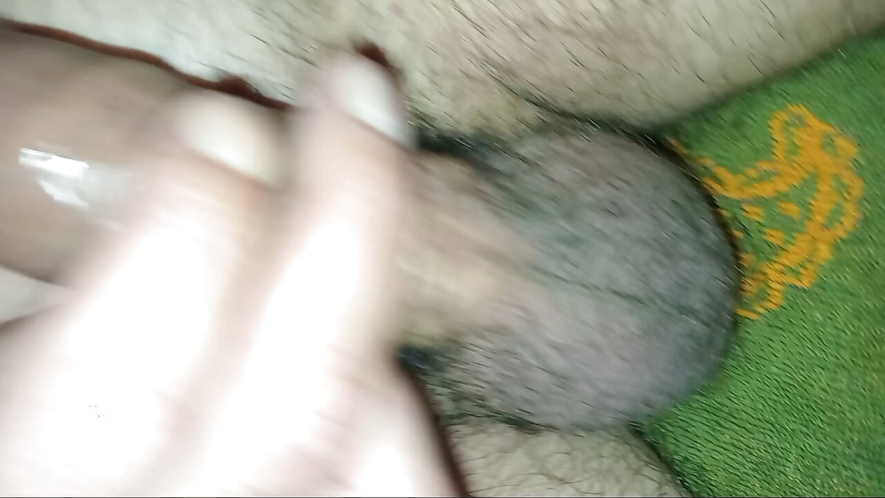 Big beautiful penis, hairy balls flowing abundantly!