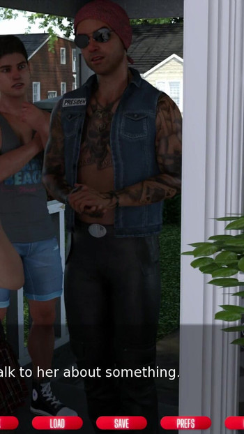 Onvergetelijk moment uit "Naughty Neighbours - V0.53 - Ax kuste Susan in het bijzijn van Libby, Penny, Sally en Adam - Highlight"